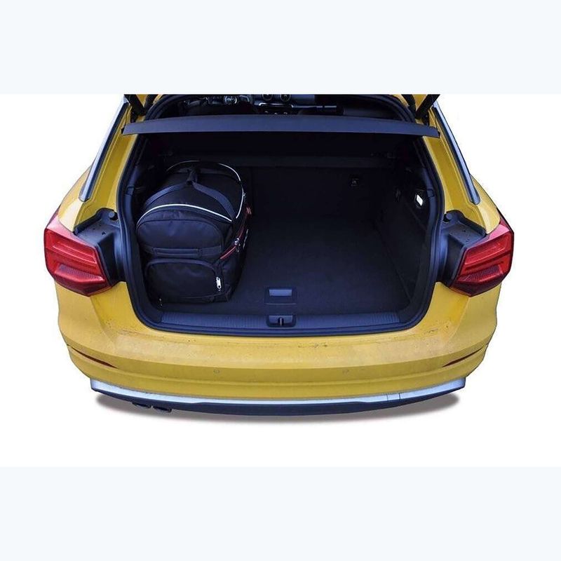 KJUST Audi Q2 set di borse per bagagliaio 2016+ 4 pezzi nero 19