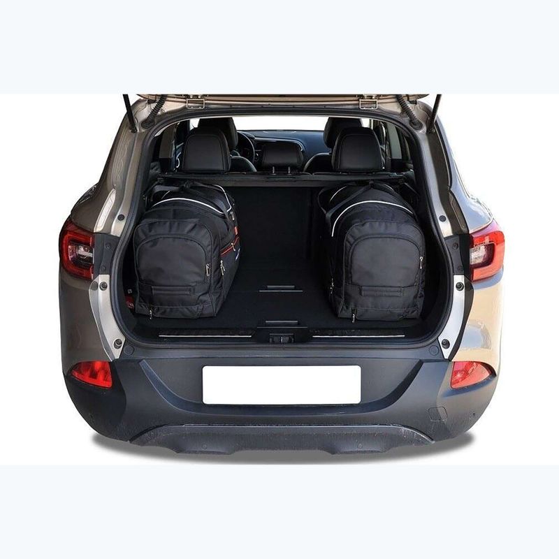 KJUST Renault Kadjar set di borse per il bagaglio 2015-2022 4 pezzi nero. 14