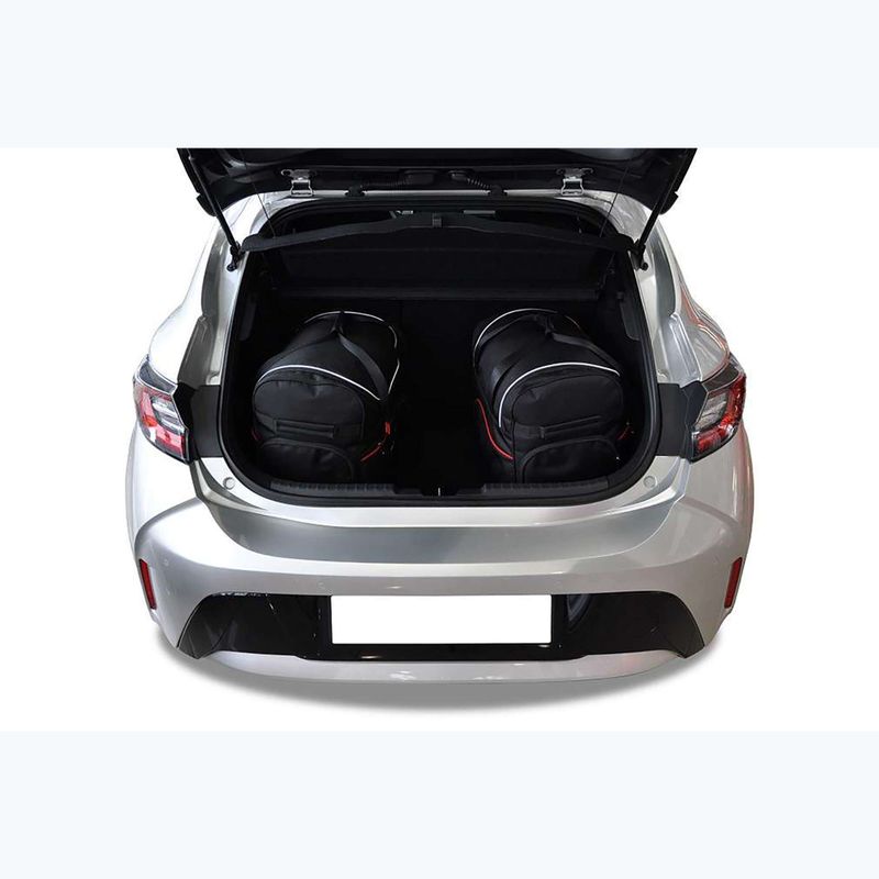KJUST Toyota Corolla Hatchback 2019+ Set di 3 borse da viaggio nere. 13