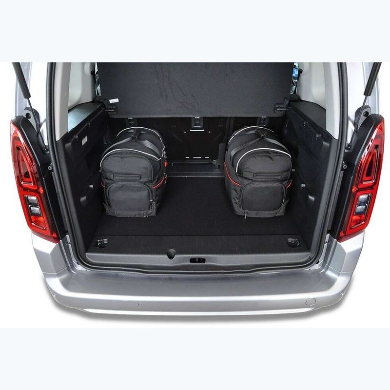 Set di borse portabagagli KJUST 2018 Opel Combo+ 6 pezzi nero. 14
