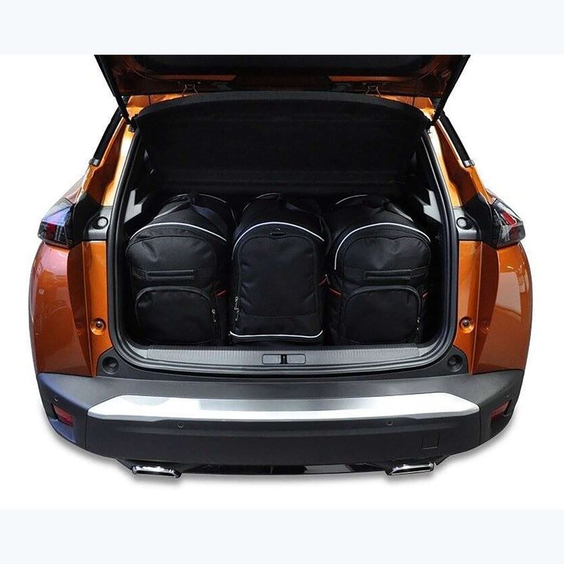 KJUST Peugeot 2008 set di borse 2019+ 3 pezzi nero. 10