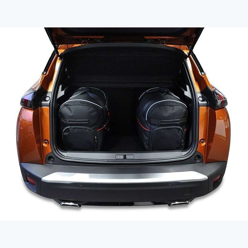 KJUST Peugeot 2008 set di borse 2019+ 3 pezzi nero. 11