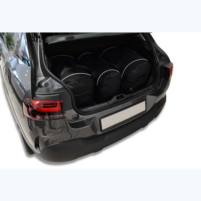 KJUST set borsa bagagliaio Citroen C4 Cactus 2017-2021 3 pezzi nero 14