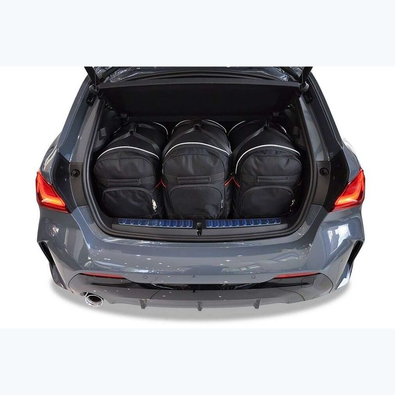 KJUST BMW 1 Hatchback set di borse per il bagagliaio 2019+ 3 pezzi nero 10