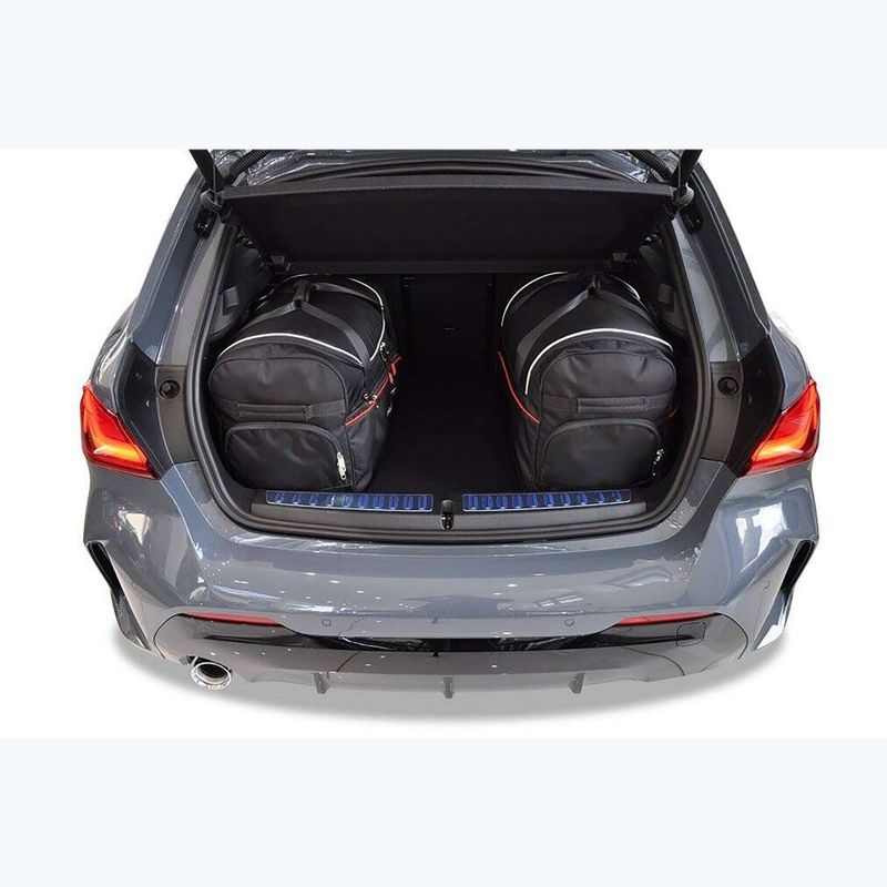 KJUST BMW 1 Hatchback set di borse per il bagagliaio 2019+ 3 pezzi nero 11