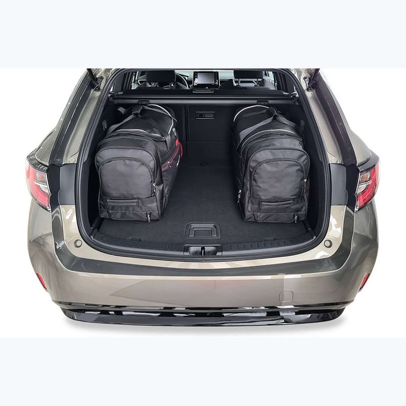 KJUST Toyota Corolla Touring Sports 2019+ set di 4 borse per bagagli nero. 17