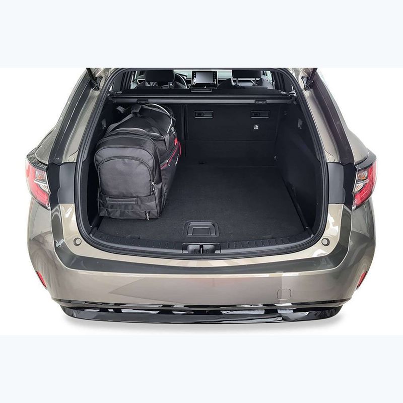 KJUST Toyota Corolla Touring Sports 2019+ set di 4 borse per bagagli nero. 18