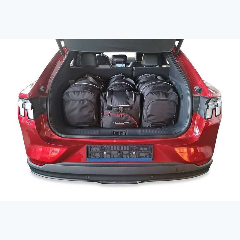 KJUST Ford Mustang Mach-E 2021+ Set di 4 pezzi di borse nere per bagagliaio 12