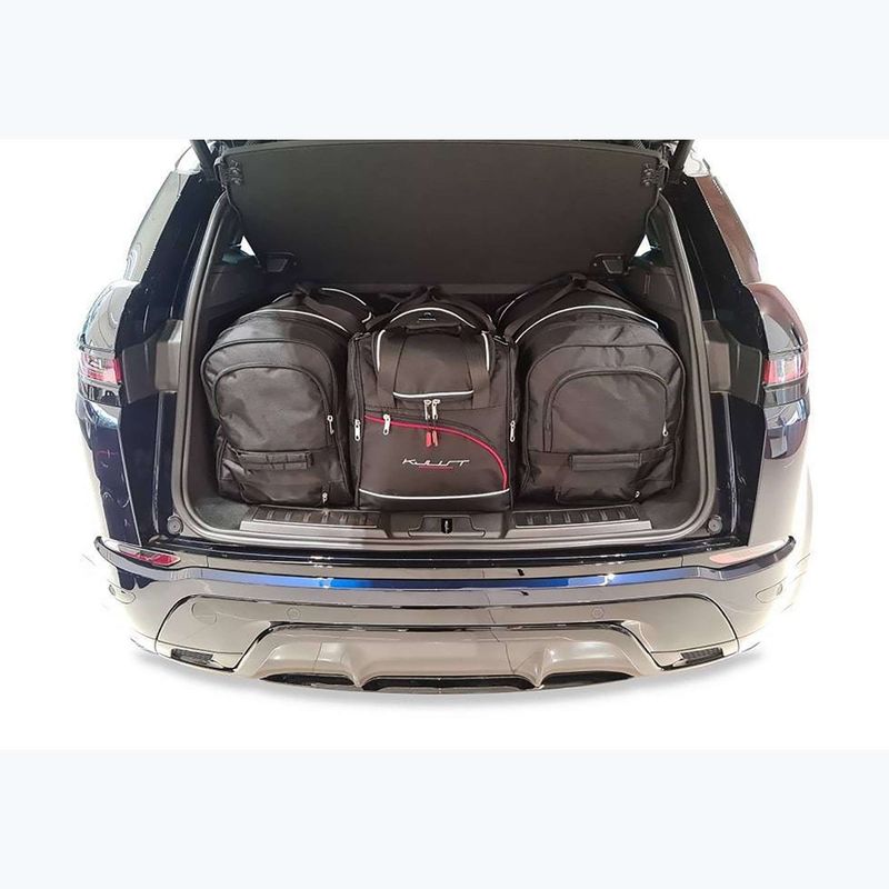 KJUST Land Rover Range Rover Evoque 2019+ Set di 4 borse da viaggio nere. 14