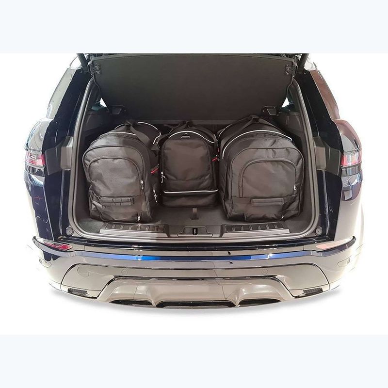 KJUST Land Rover Range Rover Evoque 2019+ Set di 4 borse da viaggio nere. 15