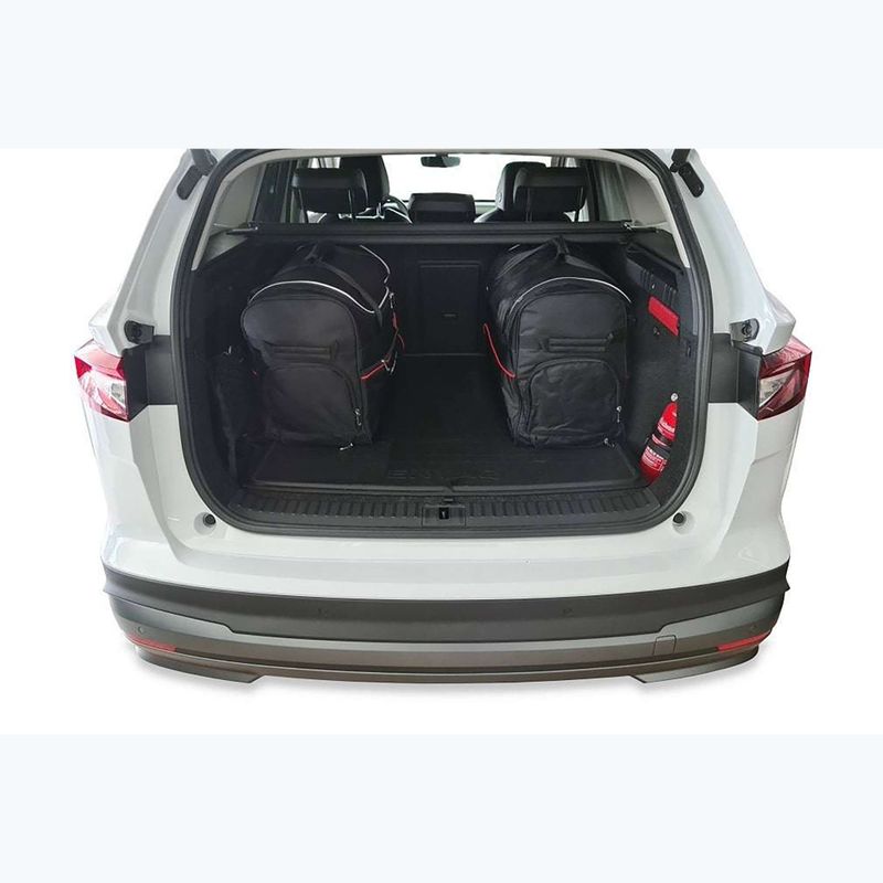 KJUST Skoda Enyaq Iv 2020+ set di borse portabagagli 5 pezzi nero. 17