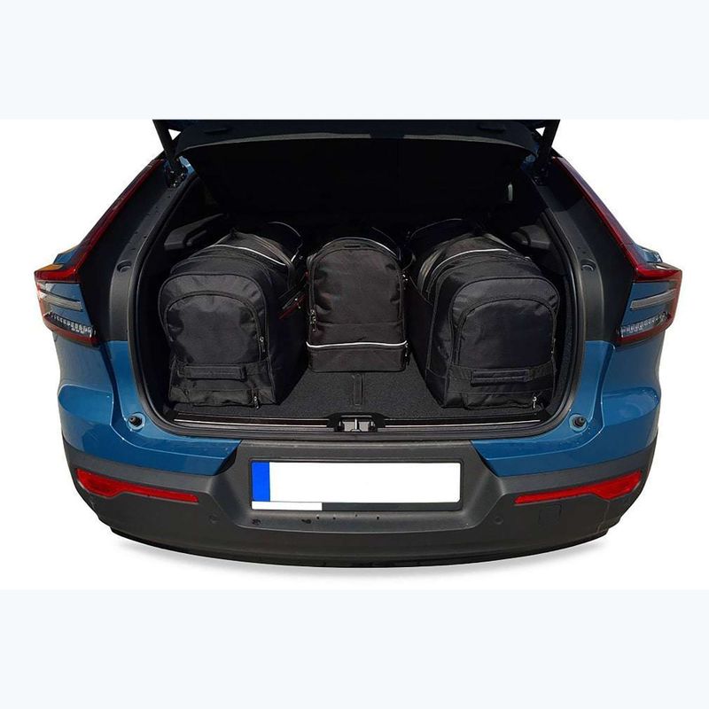 KJUST Volvo C40 Ev 2021+ set di borse per il bagaglio 4 pezzi nero 19