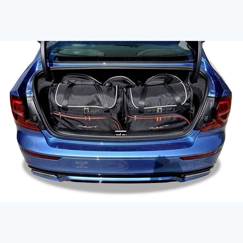 KJUST Volvo S60 Mhev set borse bagagliaio 2020-2023 5 pezzi nero. 17