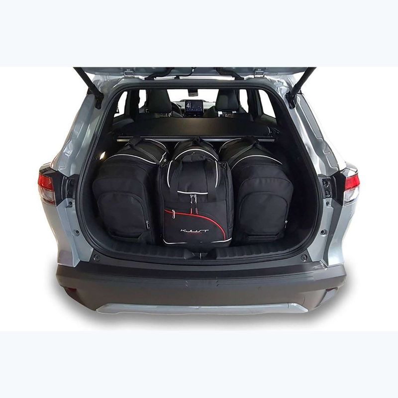 KJUST Toyota Corolla Cross HEV set di borse per bagagliaio 2022+ 4 pezzi nero 15