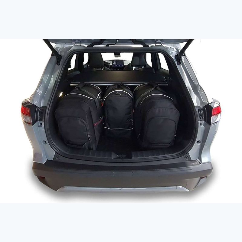 KJUST Toyota Corolla Cross HEV set di borse per bagagliaio 2022+ 4 pezzi nero 16