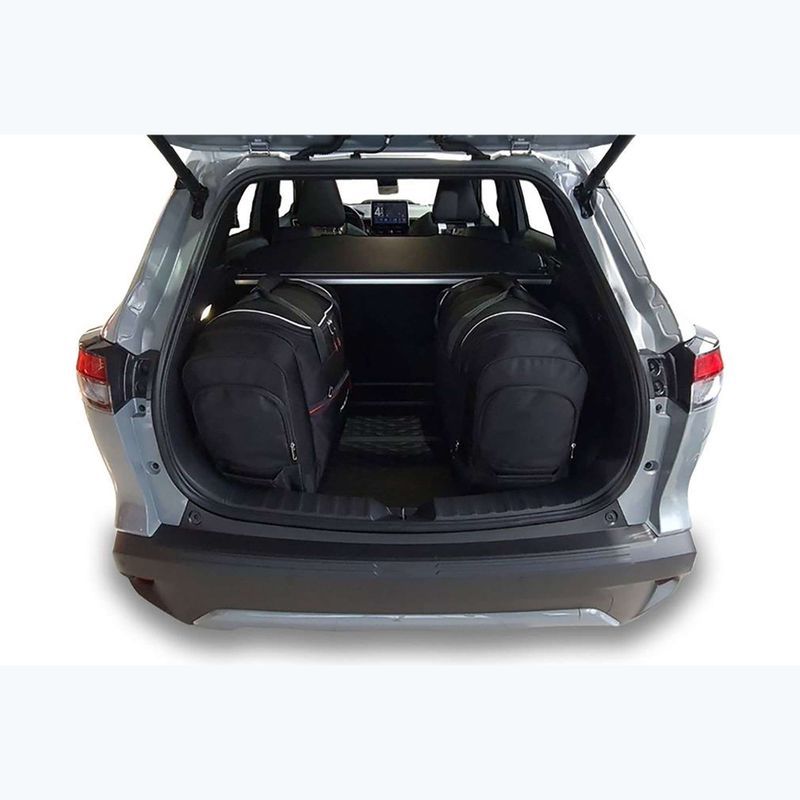 KJUST Toyota Corolla Cross HEV set di borse per bagagliaio 2022+ 4 pezzi nero 17