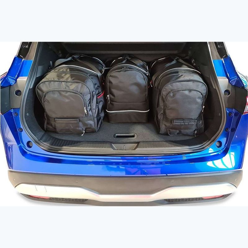KJUST Nissan Qashqai MHEV Set di borse da bagagliaio 2021+ 4 pezzi nero. 16