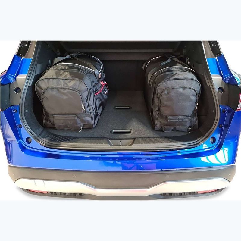 KJUST Nissan Qashqai MHEV Set di borse da bagagliaio 2021+ 4 pezzi nero. 17