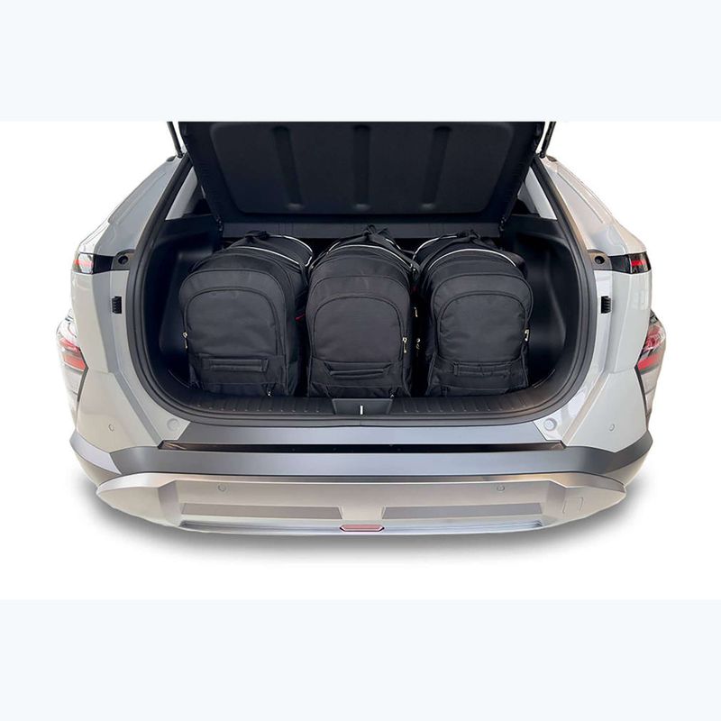 KJUST Hyundai Kona HEV set di borse 2023+ 3 pezzi nero 13
