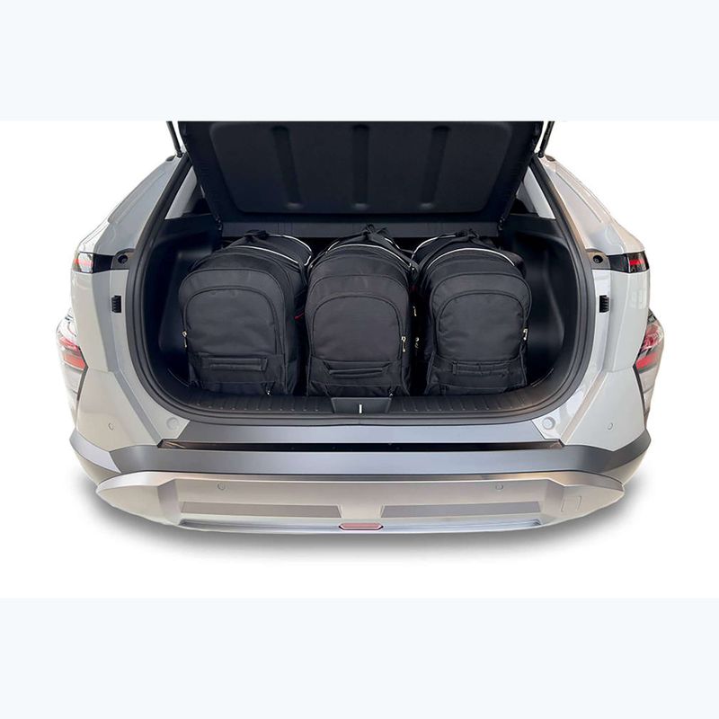 Set di borse portabagagli KJUST Hyundai Kona EV 2023+ 3 pezzi nero 10