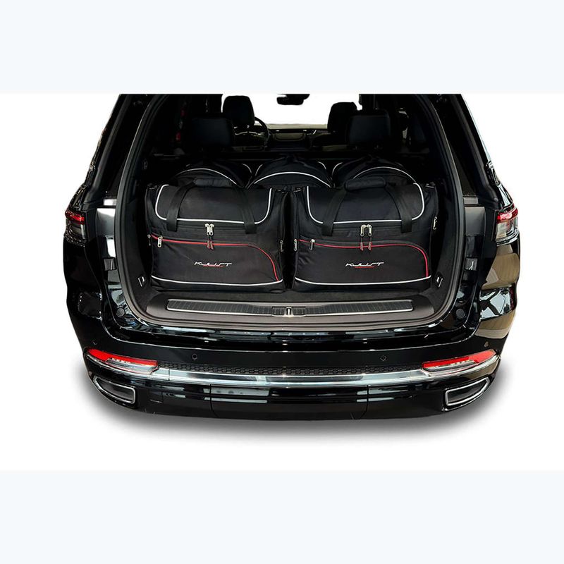 KJUST Jeep Grand Cherokee PHEV set di borse per bagagliaio 2021+ 5 pezzi nero 14