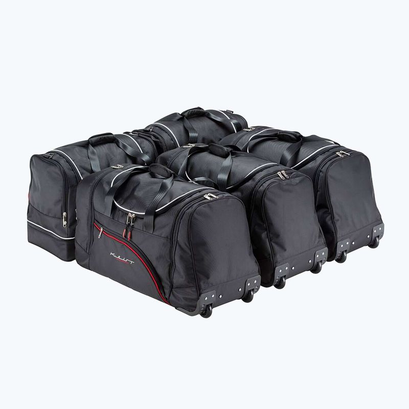 Set di borse portabagagli KJUST Audi A6 Limousine C8 2018+ 5 pezzi nero 3