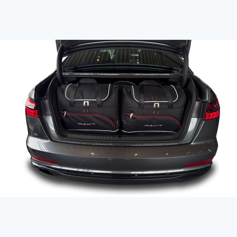 Set di borse portabagagli KJUST Audi A6 Limousine C8 2018+ 5 pezzi nero 17