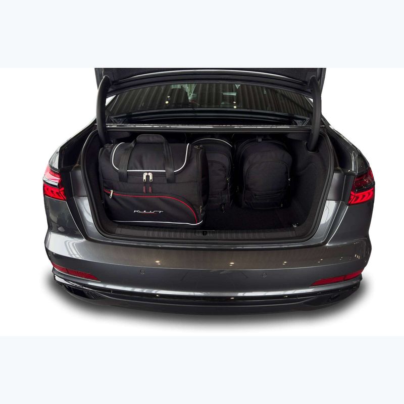 Set di borse portabagagli KJUST Audi A6 Limousine C8 2018+ 5 pezzi nero 18