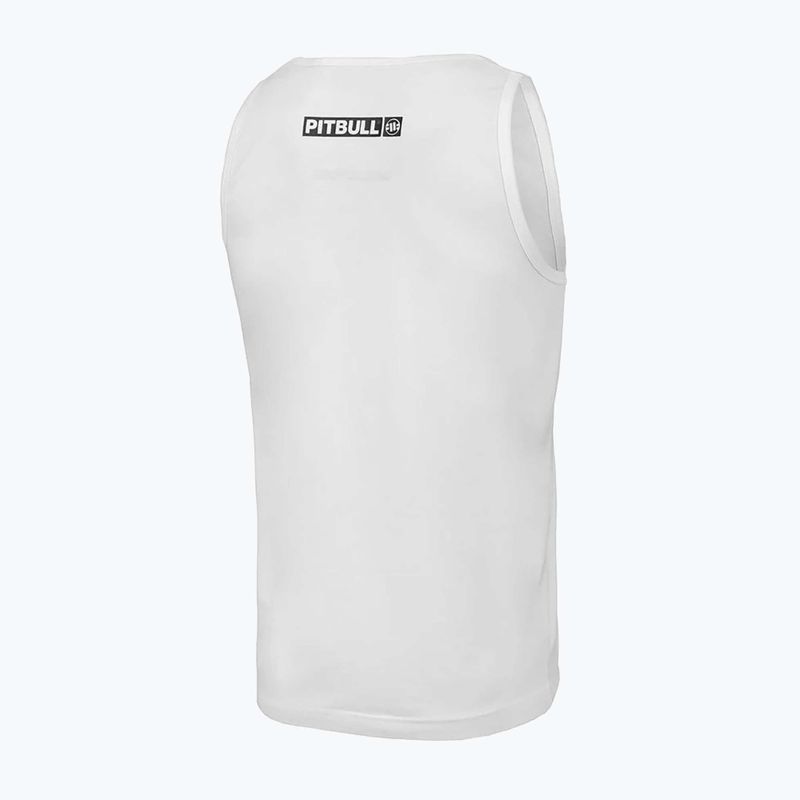 Pitbull Hilltop Tank Top T-shirt bianca da uomo 5