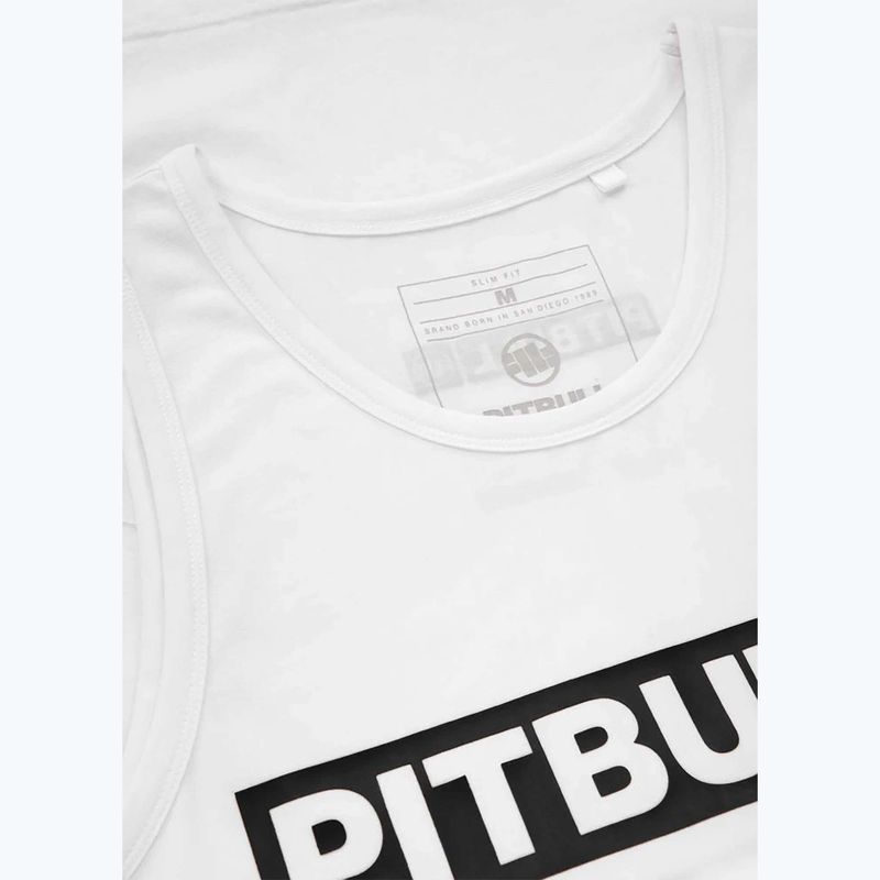 Pitbull Hilltop Tank Top T-shirt bianca da uomo 6