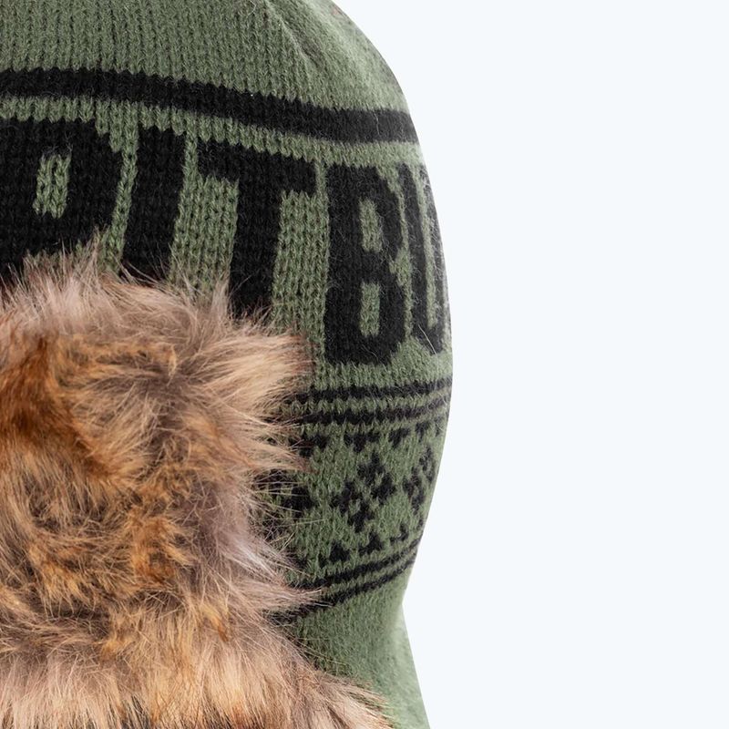 Berretto invernale da uomo Pitbull Beanie Mission Bay olive 3