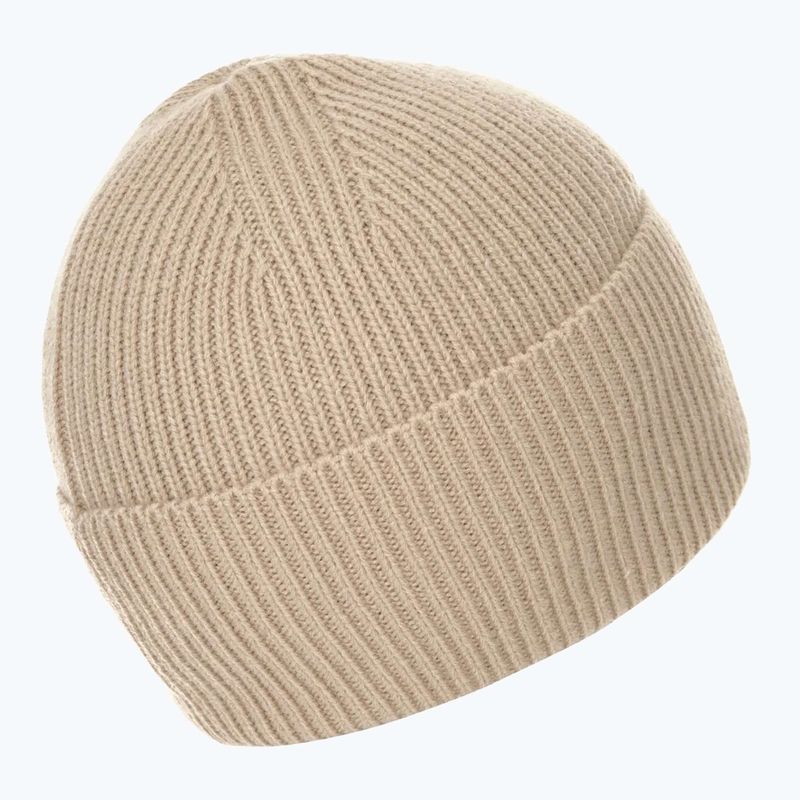 Berretto invernale da uomo Pitbull Beanie Logo Polsino monostrato sabbia 2