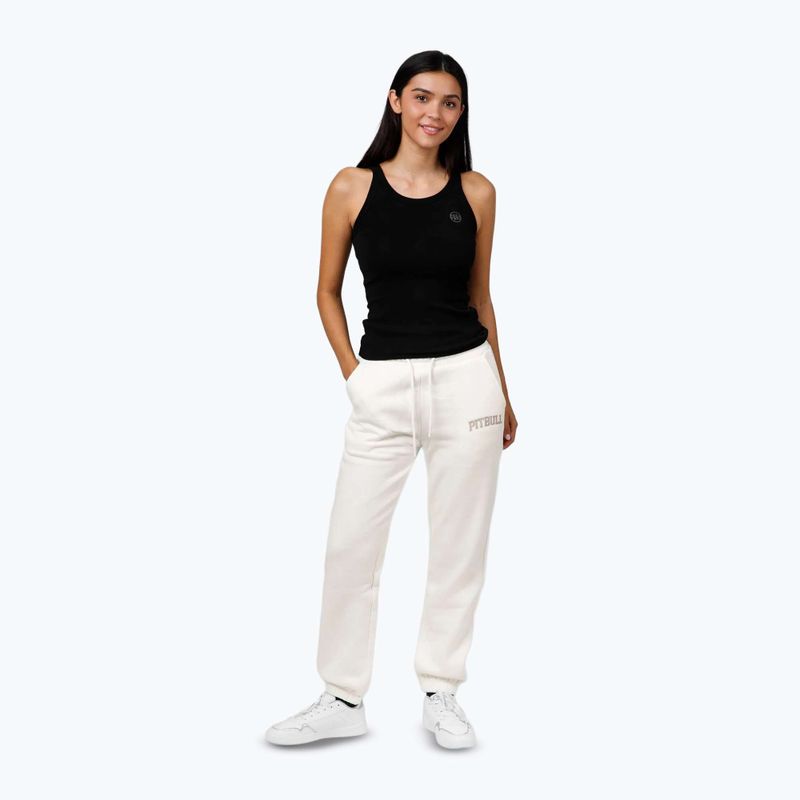 Pitbull pantaloni da ginnastica Tyrian da donna bianco sporco 2