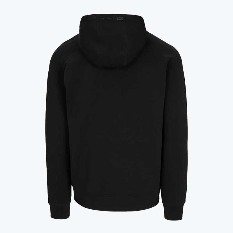 Felpa con cappuccio Pitbull Dogwood da uomo, nero 5