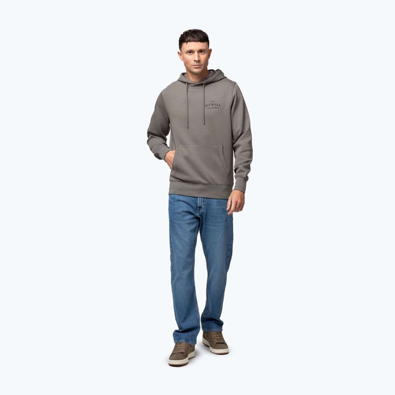 Felpa da uomo Pitbull Sampson Hooded Sweatshirt taupe 2