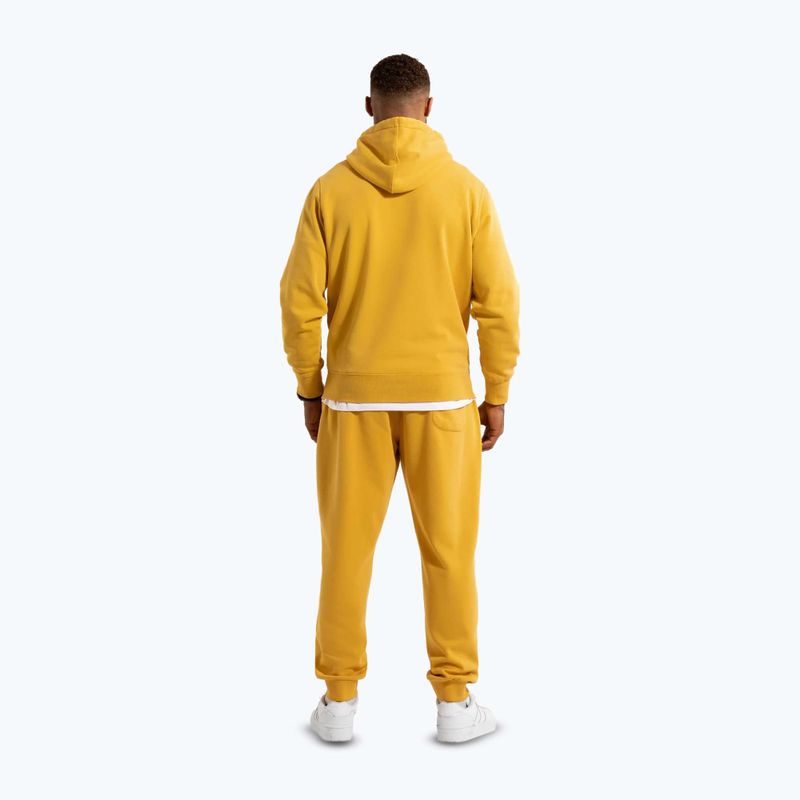 Pantaloni da corsa Pitbull Lancaster 2 da uomo, giallo slavato 4