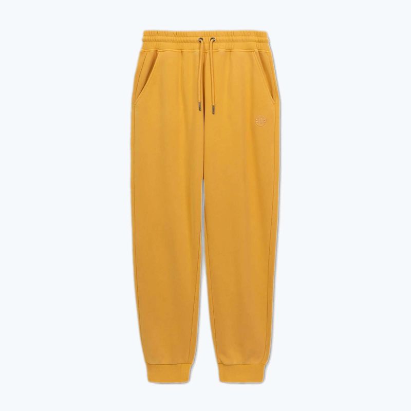 Pantaloni da corsa Pitbull Lancaster 2 da uomo, giallo slavato 6