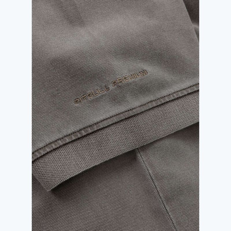 Polo Pitbull Washed da uomo marrone scuro 6