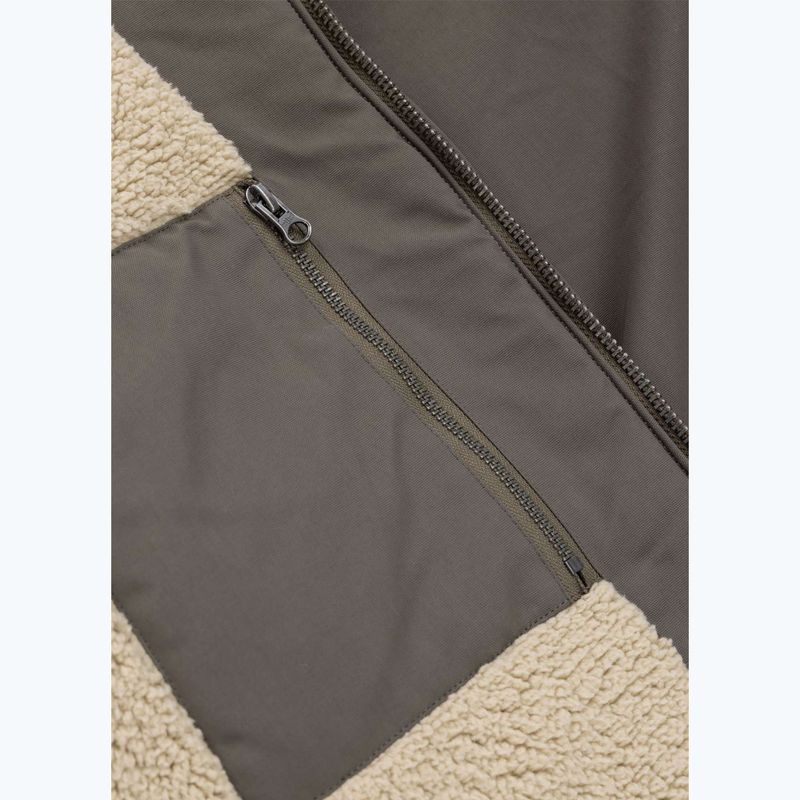 Giacca invernale da uomo Pitbull Elkwood 3 Sherpa Hooded taupe 11