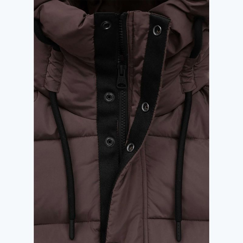 Giacca invernale da donna Pitbull Amalia Padded Hooded dark chocolate 7