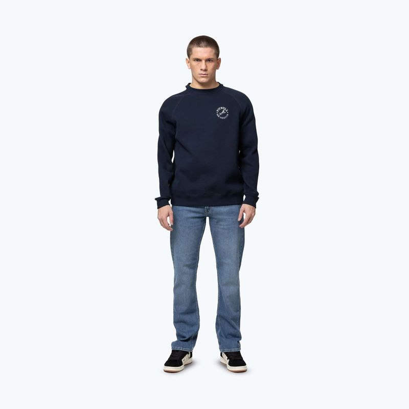 Felpa uomo Pitbull San Diego Ca girocollo dark navy 2