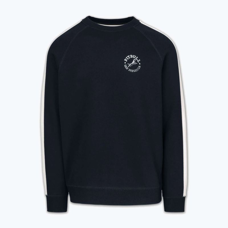 Felpa uomo Pitbull San Diego Ca girocollo dark navy 4