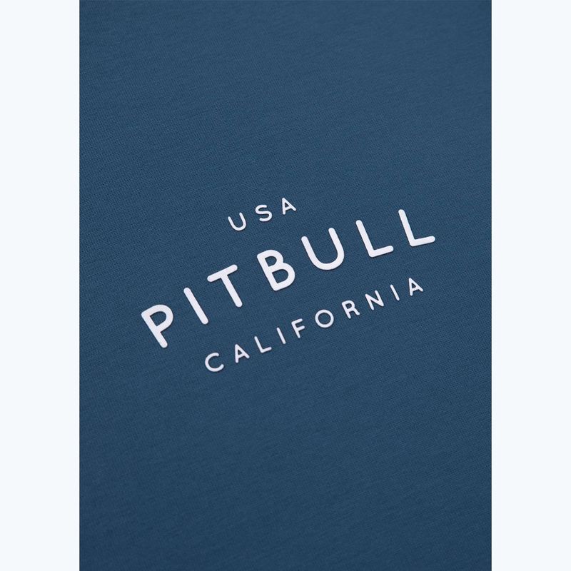 Felpa uomo con cappuccio Pitbull Sampson petrol blue 8