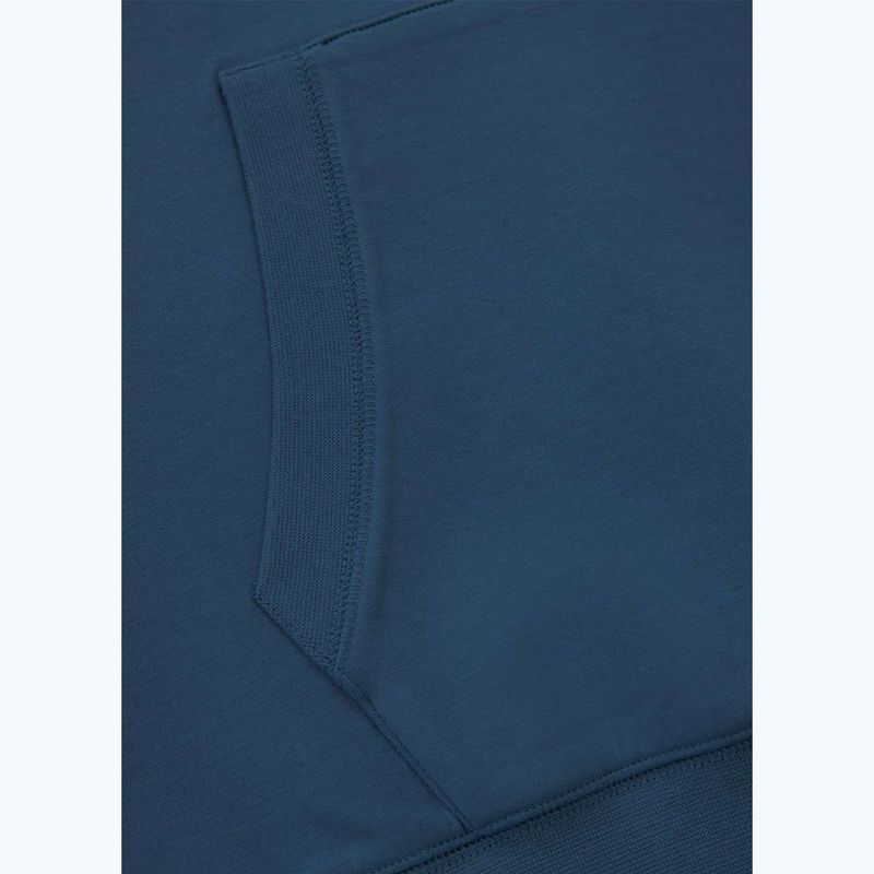 Felpa uomo con cappuccio Pitbull Sampson petrol blue 10