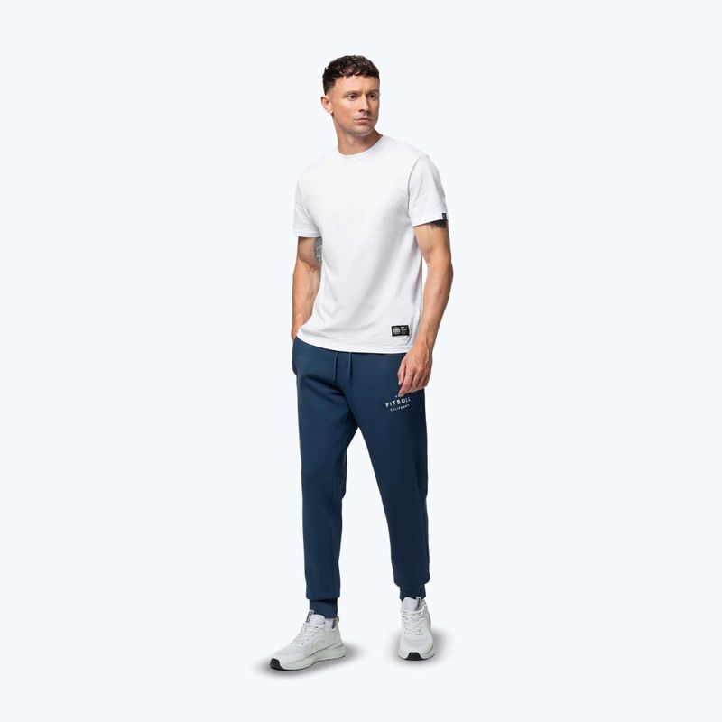Pantaloni uomo Pitbull Sampson Track Pants petrol blue 2