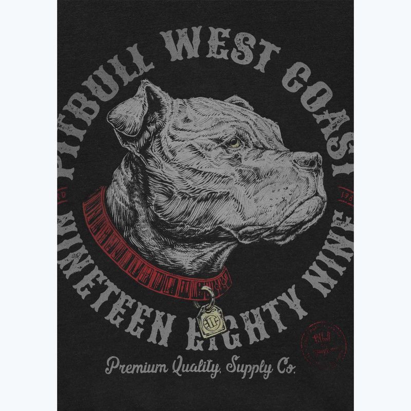 Felpa uomo Pitbull Strenght & Respect Crewneck washed dark graphite 8