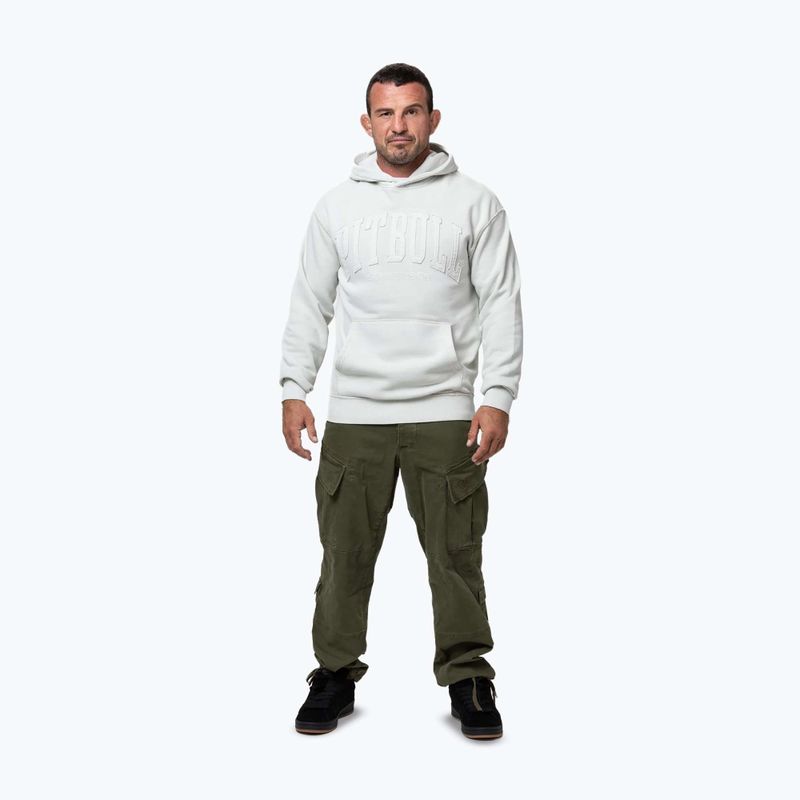 Felpa uomo Pitbull Orlando Hooded white stone 2