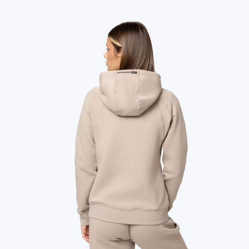 Felpa donna Pitbull Explory Hooded cappuccino 3