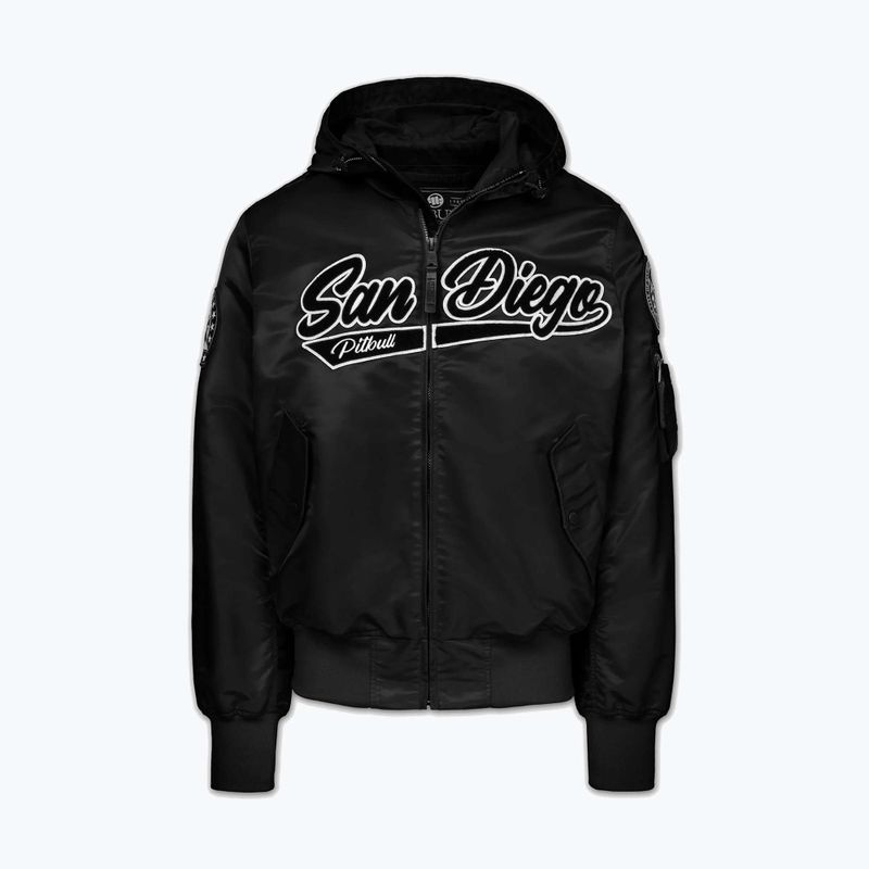 Giacca uomo Pitbull Aero Flight Hooded black 6