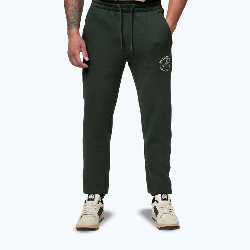 Pantaloni uomo Pitbull San Diego Ca Track dark green 4